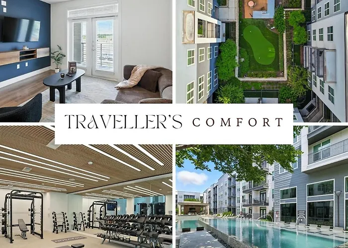47 Chic 1bedroom, Pool, Gym & Yoga Studio, Near Stockyards Apartamento